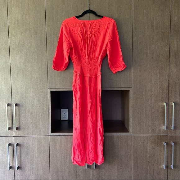 Zara Red Midi Dress - Picture 4 of 8
